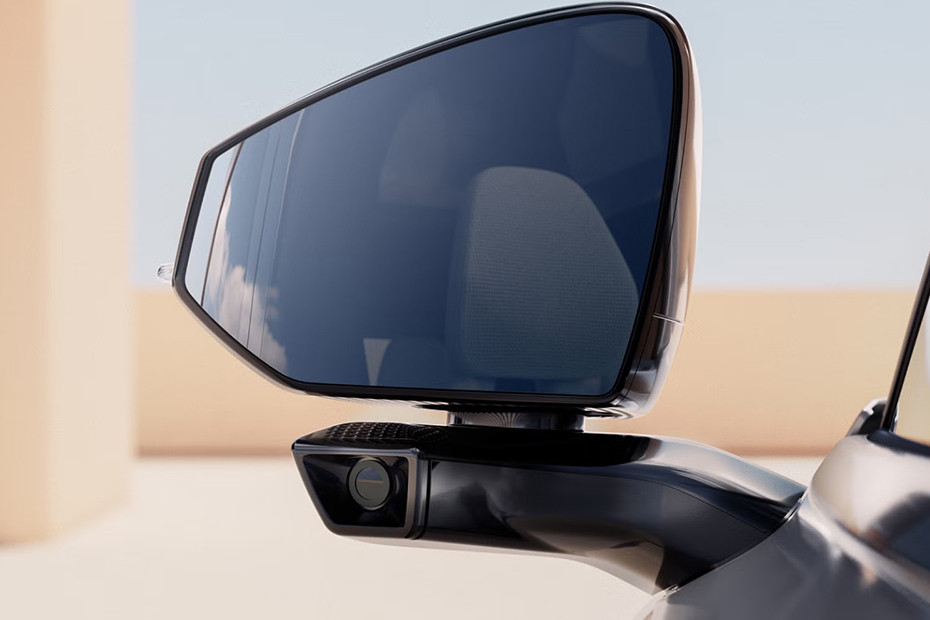 วอลโว่ EX90 Drivers Side Mirror Rear Angle วอลโว่ EX90 Drivers Side Mirror Rear Angle