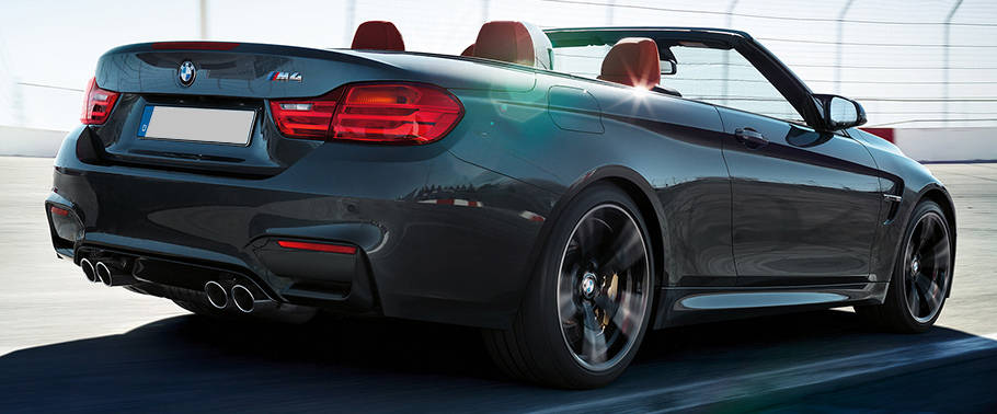 M4 Convertible Rear angle view M4 Convertible Rear angle view