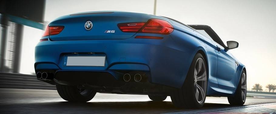 M6 Convertible Rear angle view M6 Convertible Rear angle view