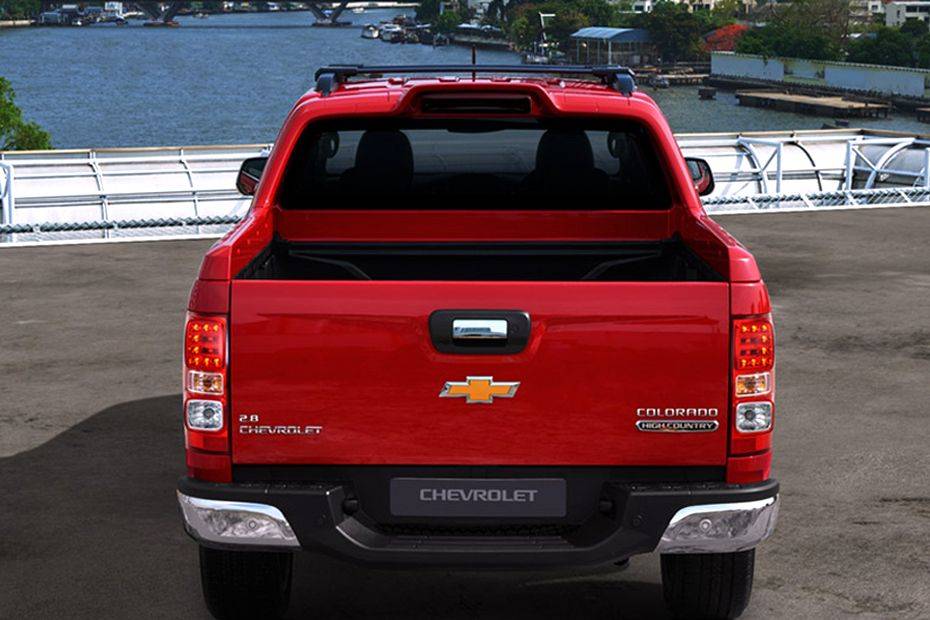 Full Rear View of Chevrolet Colorado Full Rear View of Chevrolet Colorado