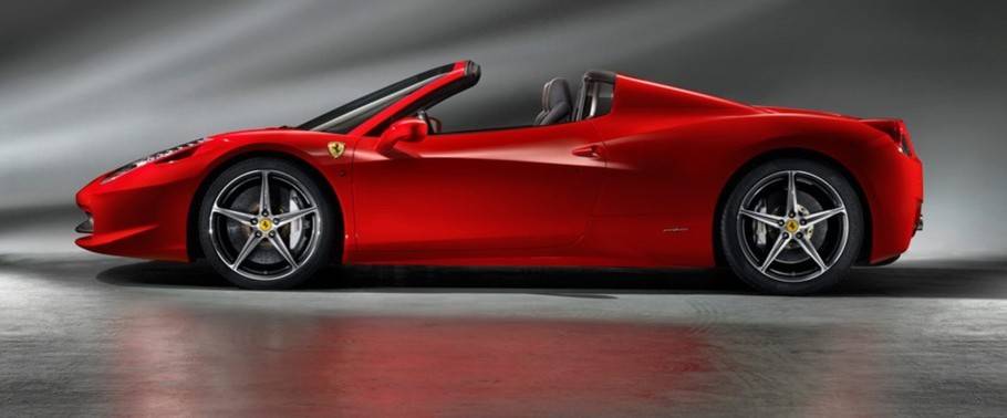458 Spider Side view 458 Spider Side view