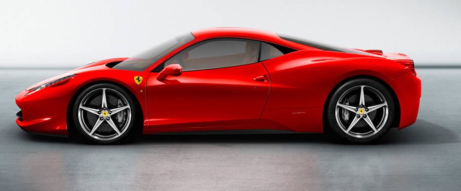 458 Italia Side view 458 Italia Side view