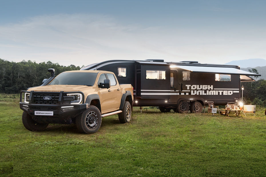 Ford Ranger Super Duty Front Cross Side View
