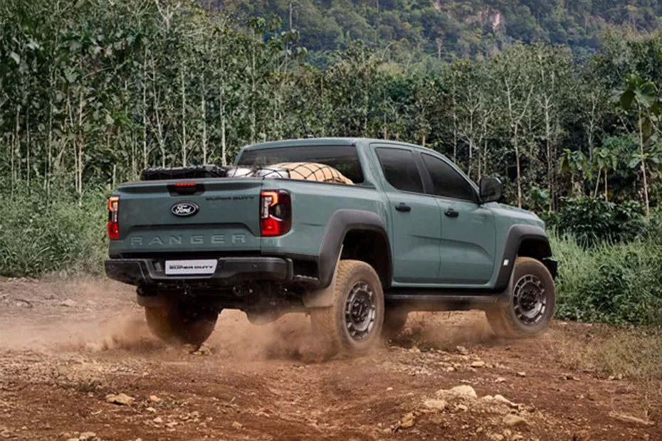 Rear Cross Side View of Ford Ranger Super Duty