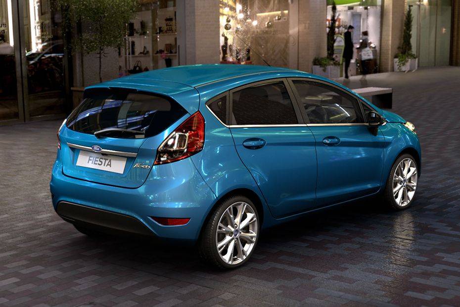 Fiesta Rear angle view Fiesta Rear angle view