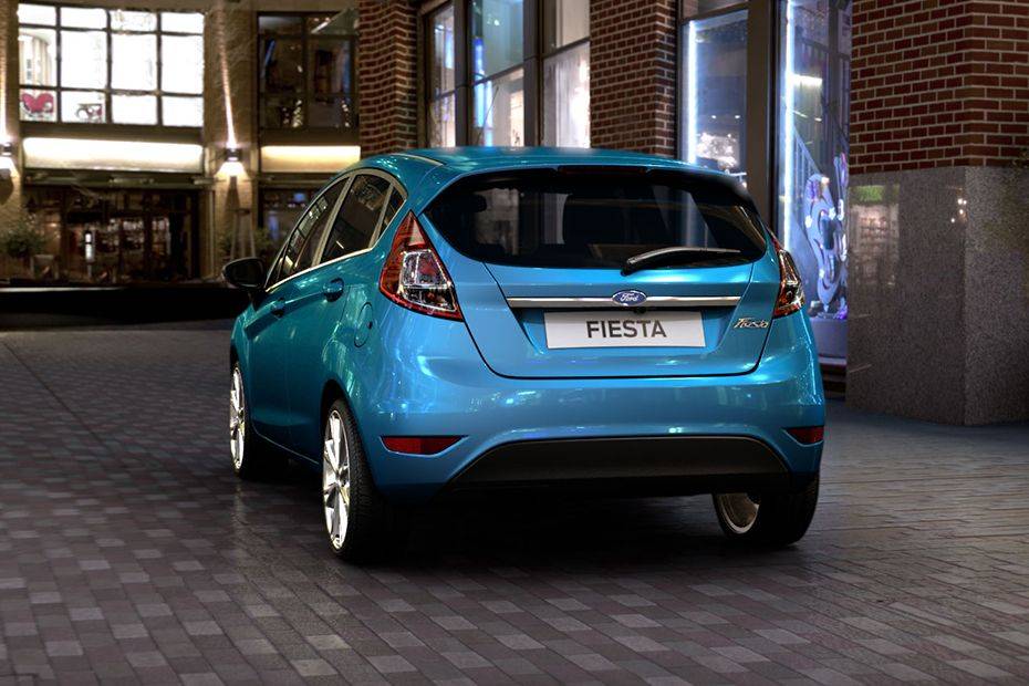 Rear Medium View of Ford Fiesta Rear Medium View of Ford Fiesta