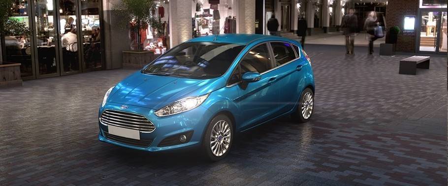 Ford Fiesta 2015 Front Angle High View Ford Fiesta 2015 Front Angle High View