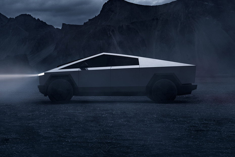 Cybertruck Side view Cybertruck Side view