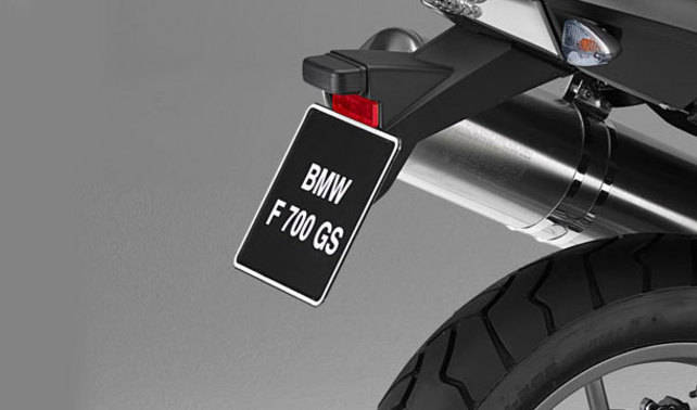 BMW F 700 Number Plate BMW F 700 Number Plate