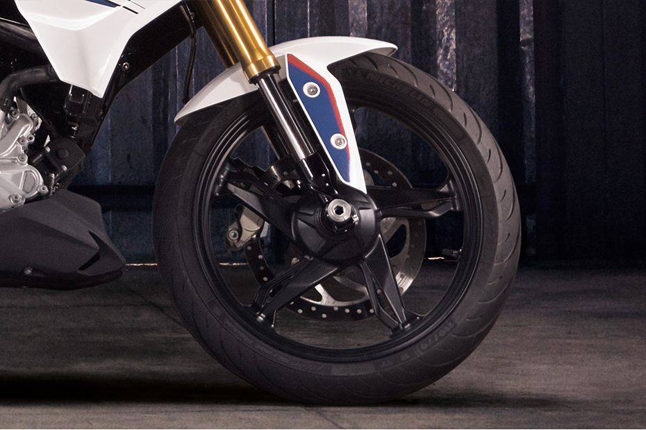BMW G 310 R Front Tyre View BMW G 310 R Front Tyre View