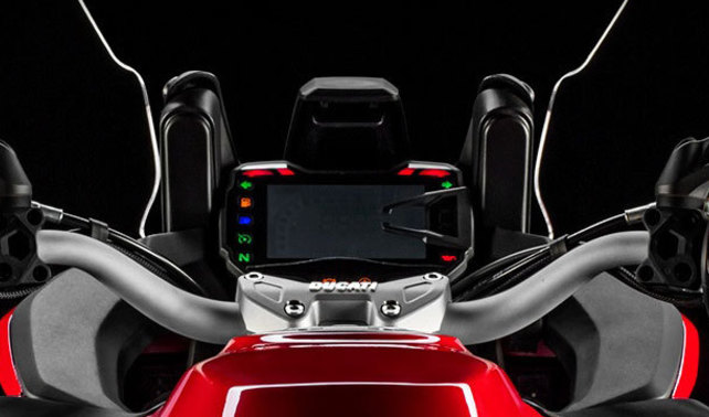 Ducati Multistrada 1200 Console View Ducati Multistrada 1200 Console View