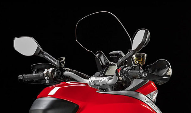 Ducati Multistrada 1200 Handle Bar View Ducati Multistrada 1200 Handle Bar View