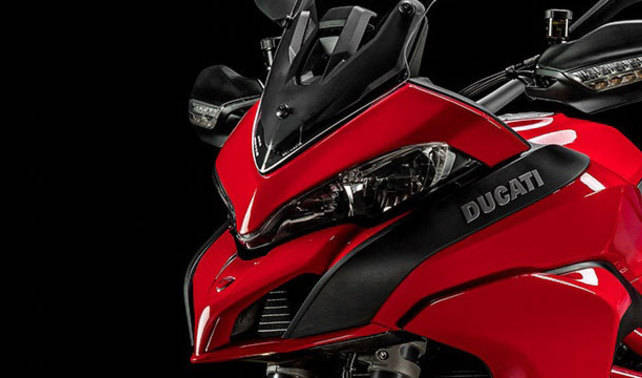 Ducati Multistrada 1200 Head Light View Ducati Multistrada 1200 Head Light View