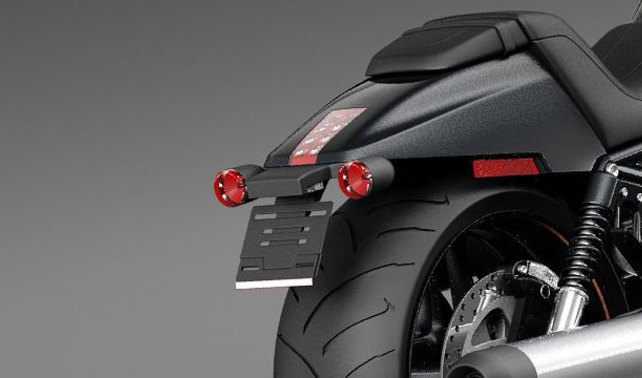 ฮาร์เลย์-เดวิดสัน วี-ร็อด Tail Light View ฮาร์เลย์-เดวิดสัน วี-ร็อด Tail Light View
