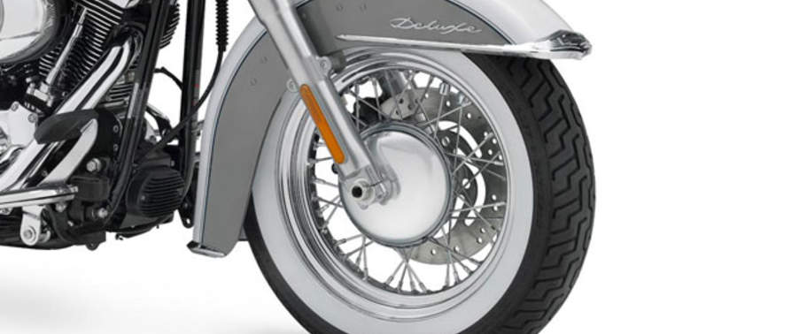 Harley–Davidson Deluxe Front Tyre View Harley–Davidson Deluxe Front Tyre View