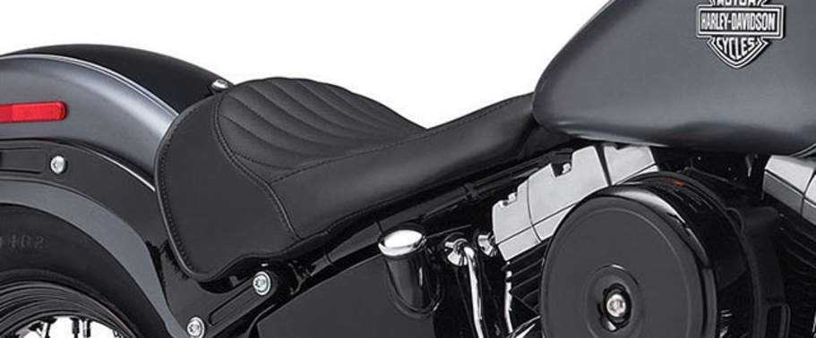 ฮาร์เลย์-เดวิดสัน สลิม Rider Seat View ฮาร์เลย์-เดวิดสัน สลิม Rider Seat View