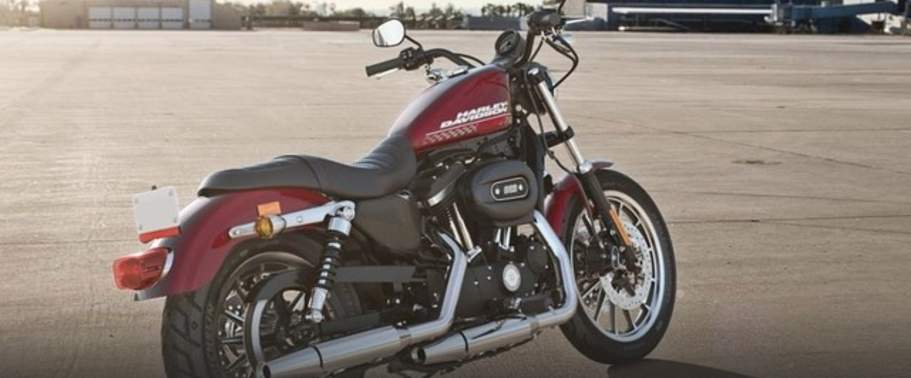 Harley–Davidson 883 Roadster Back Side View Harley–Davidson 883 Roadster Back Side View