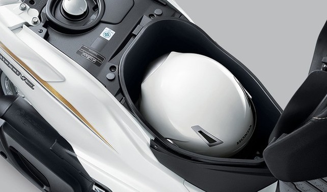 Honda Moove 14 Seat Storage Side View