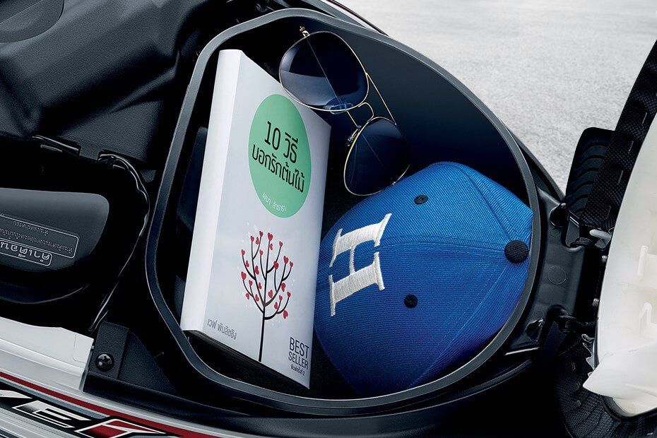 Honda Wave110i 2017 Seat Storage Side View Honda Wave110i 2017 Seat Storage Side View