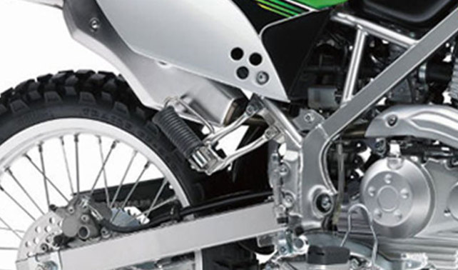 Kawasaki KLX-150L Foot Rest View Kawasaki KLX-150L Foot Rest View