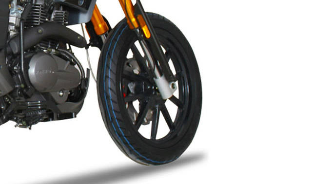 Keeway TX 200 Front Tyre View Keeway TX 200 Front Tyre View