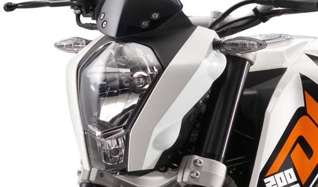 เคทีเอ็ม 200 ดุ๊ก Head Light View เคทีเอ็ม 200 ดุ๊ก Head Light View