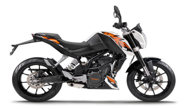 Ktm duke on on sale road price 200