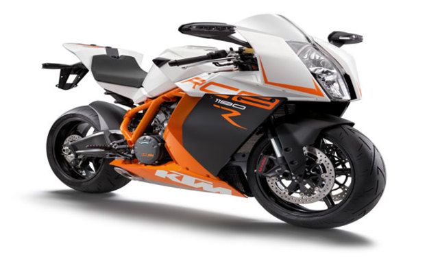 KTM 1190 RC8 R Slant Rear View Full Image