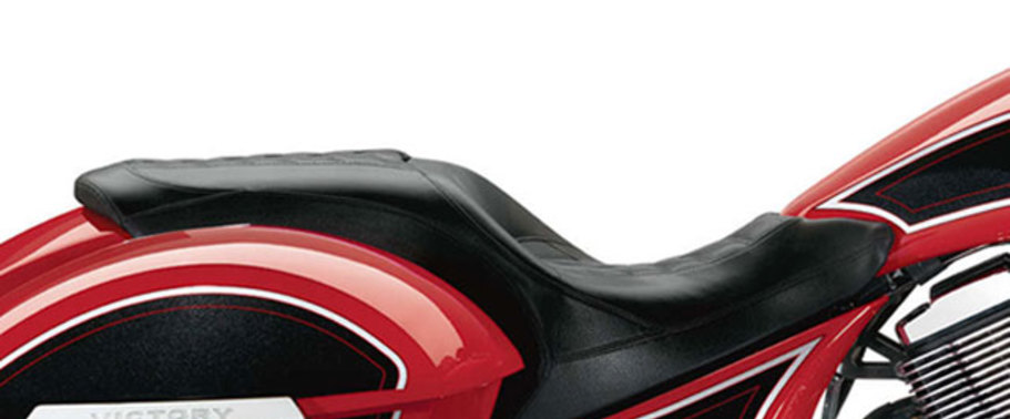 Victory Ness cross country limited-edition Rider Seat View