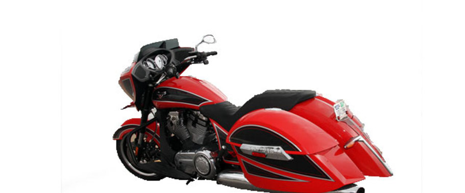 Victory Ness cross country limited-edition Back Side View