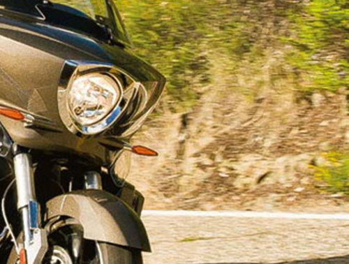 Victory Cross Country Tour Head Light View Victory Cross Country Tour Head Light View