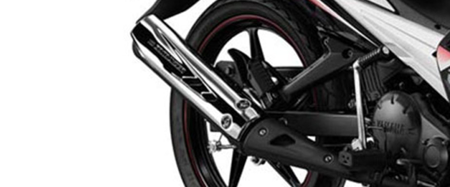 ยามาฮ่า Spark 135 Exhaust View ยามาฮ่า Spark 135 Exhaust View