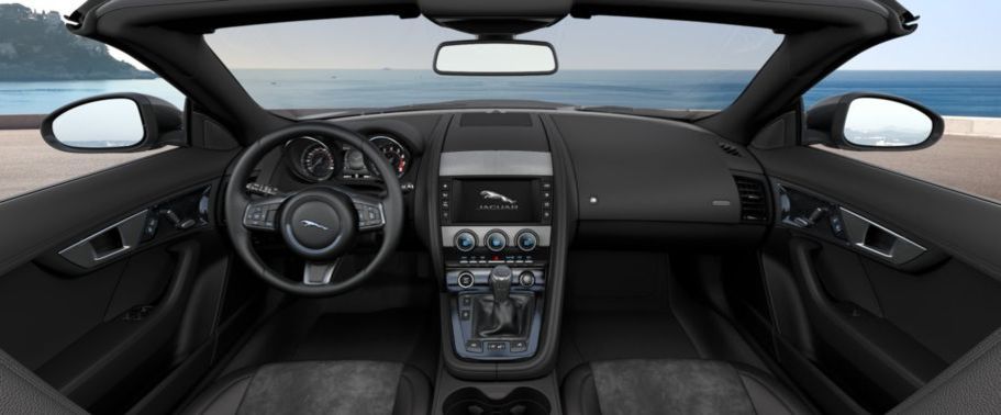 Dashboard View of เอฟ-ไทป์ เอส ออลวีลไดรฟ์ คอนเวอติเบิ้ล