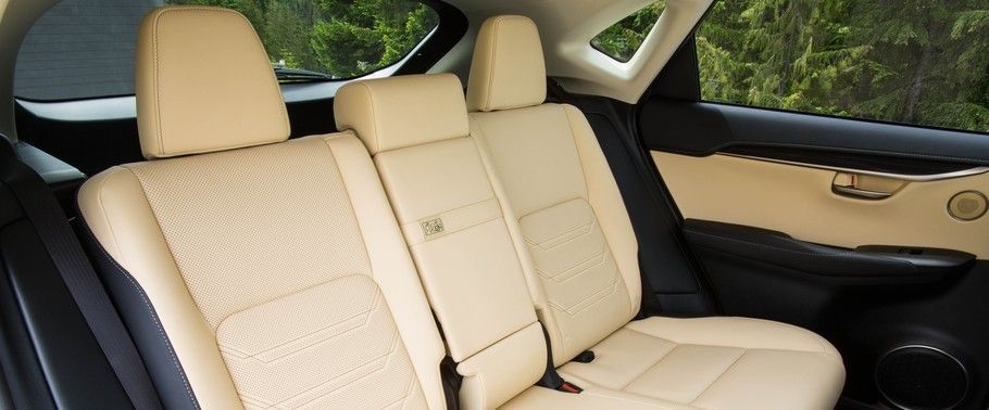 Lexus RX 200t Rear Seats
