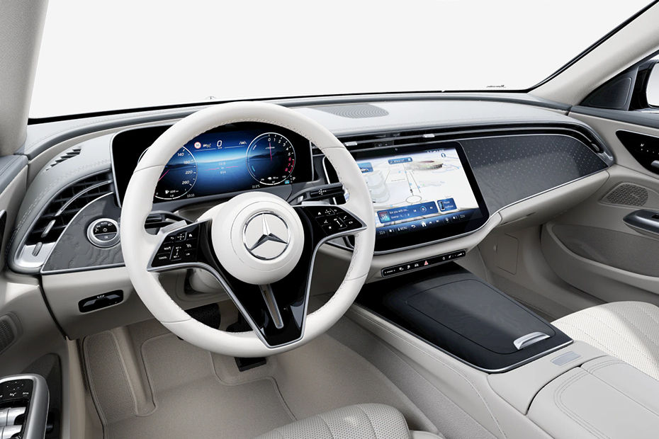 Dashboard View of E-Class Saloon