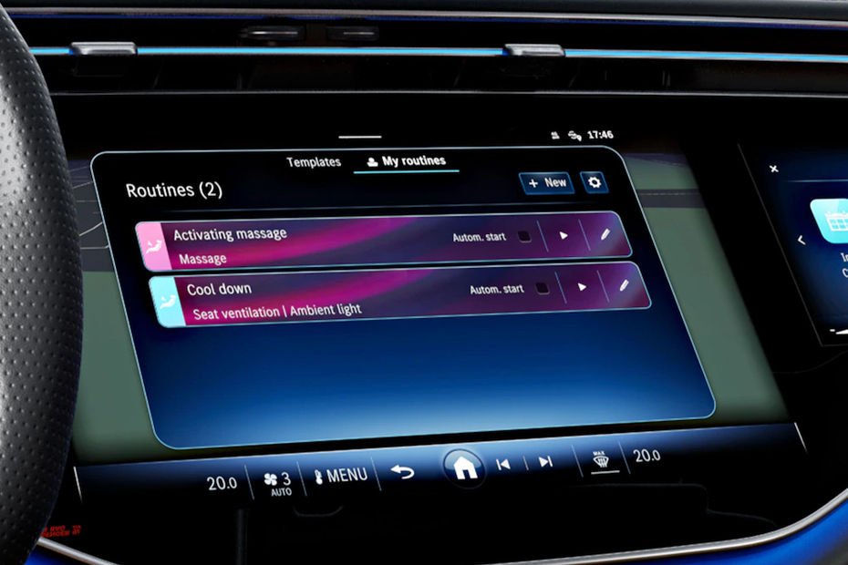 E-Class Saloon touch screen