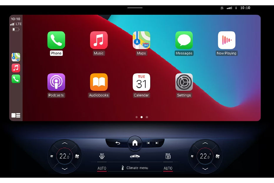 EQE Saloon touch screen