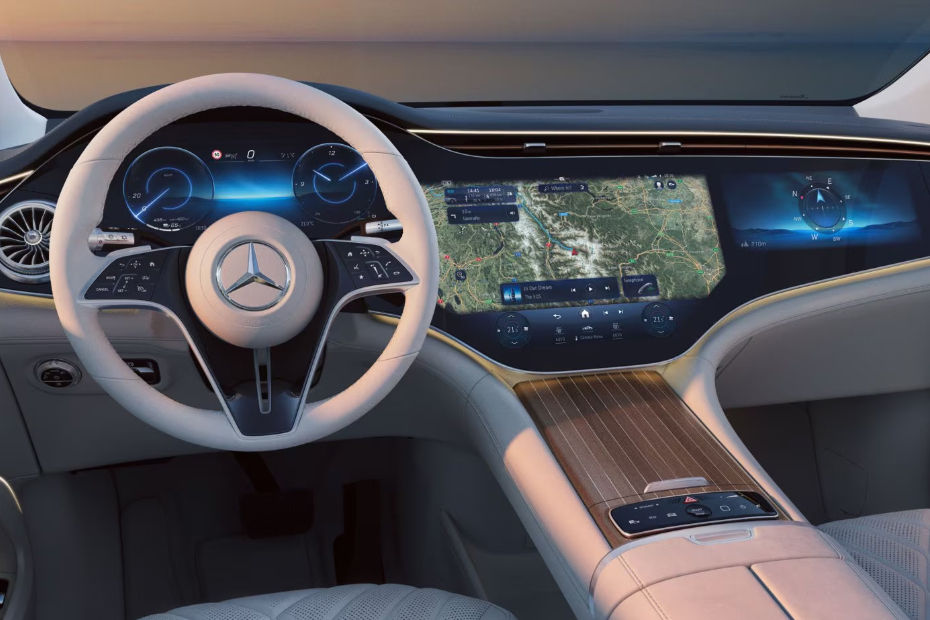 Dashboard View of EQS SUV