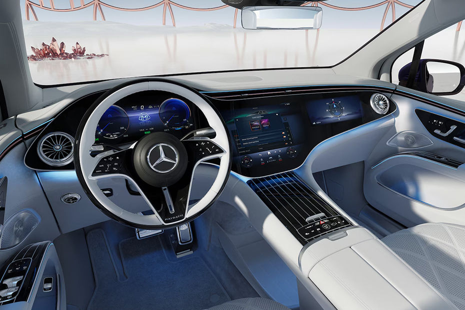 Dashboard View of Maybach EQS SUV