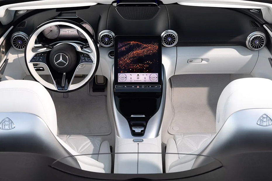 Dashboard View of Maybach SL Roadster Dashboard View of Maybach SL Roadster