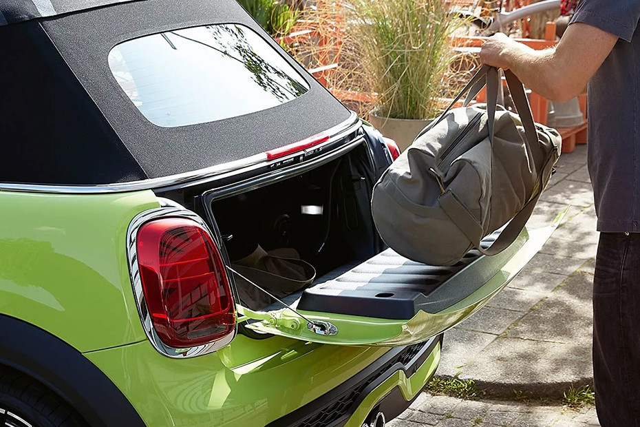 Storage Closer View of Mini Convertible Storage Closer View of Mini Convertible