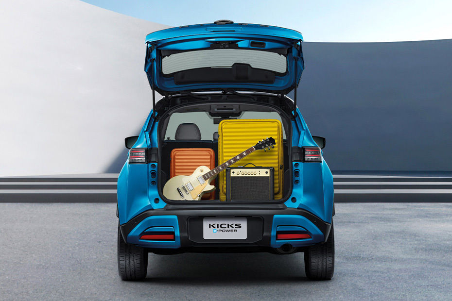 Trunk Open Closer View of Kicks e-Power