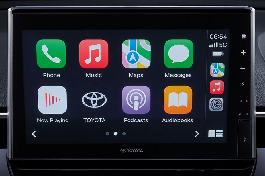 Corolla Cross touch screen