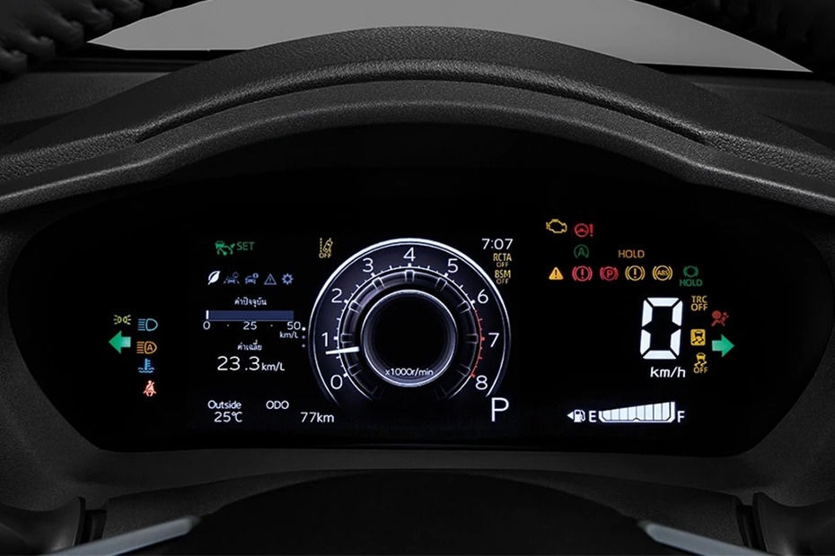 Yaris Ativ Nightshade TachoMeter Yaris Ativ Nightshade TachoMeter