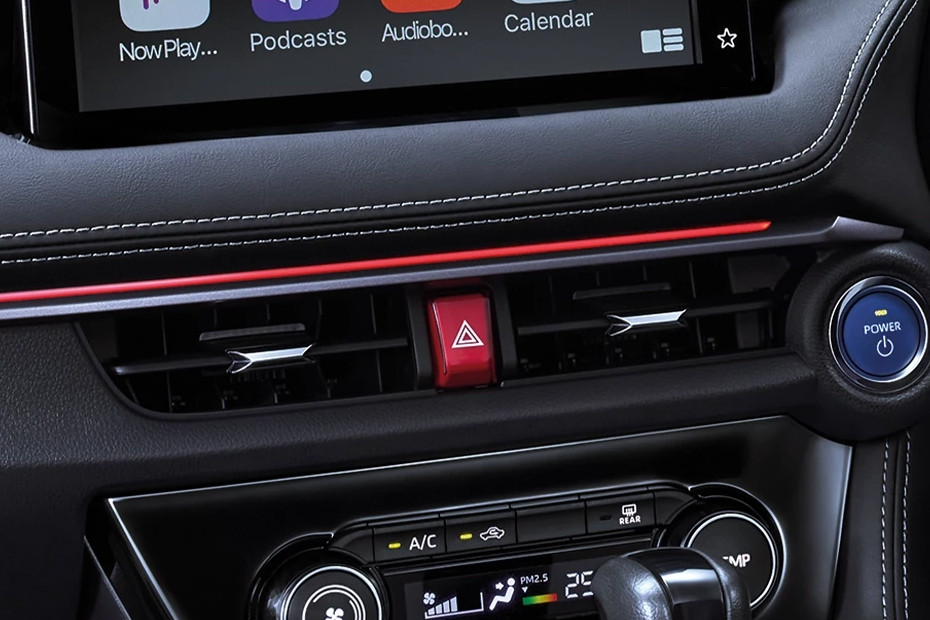 Front AC Controls of โตโยต้า Yaris Ativ GR Sport Front AC Controls of โตโยต้า Yaris Ativ GR Sport