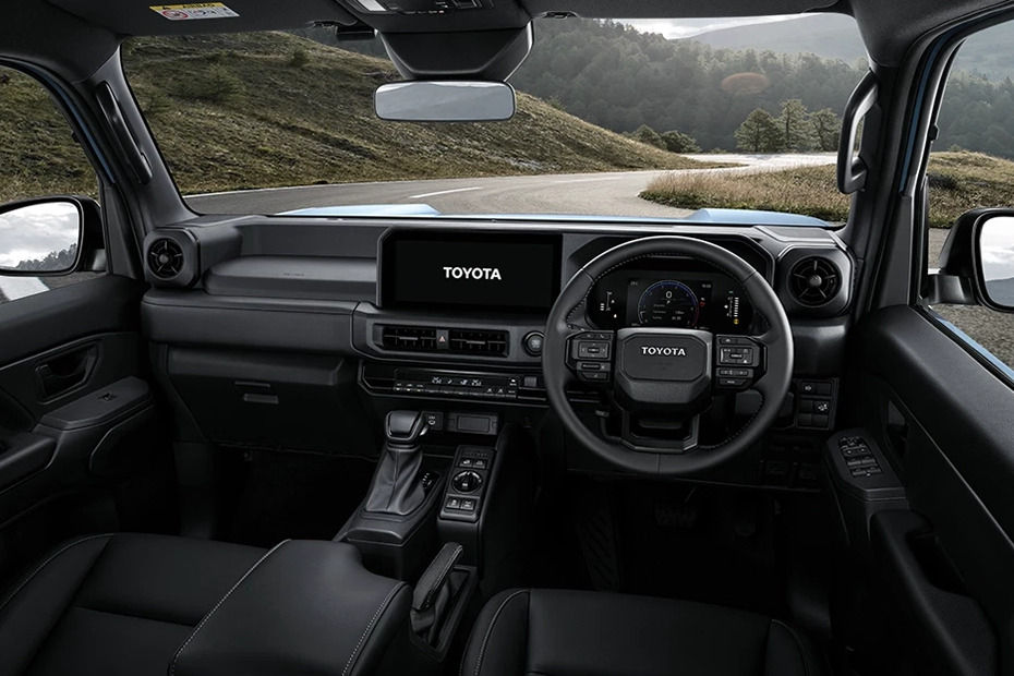 Dashboard View of Land Cruiser FJ