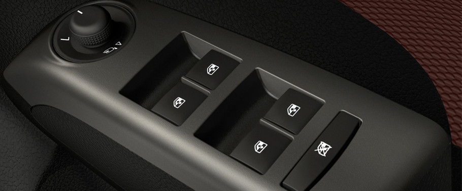 Chevrolet Sonic Drivers Side In Side Door Controls
