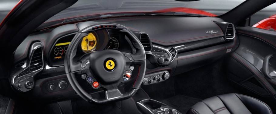 Dashboard View of 458 Spider Dashboard View of 458 Spider