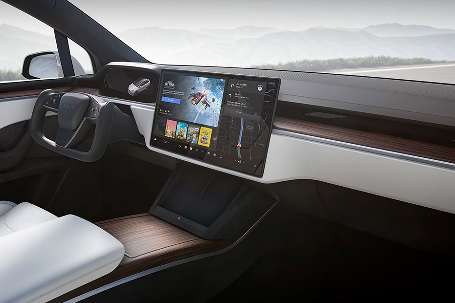 Dashboard View of Model X