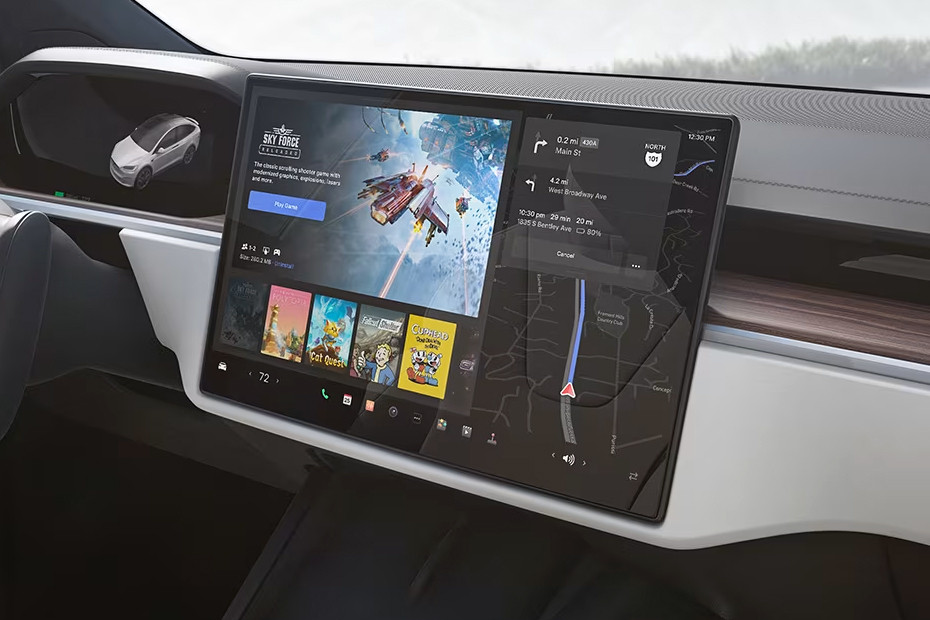 Model X touch screen